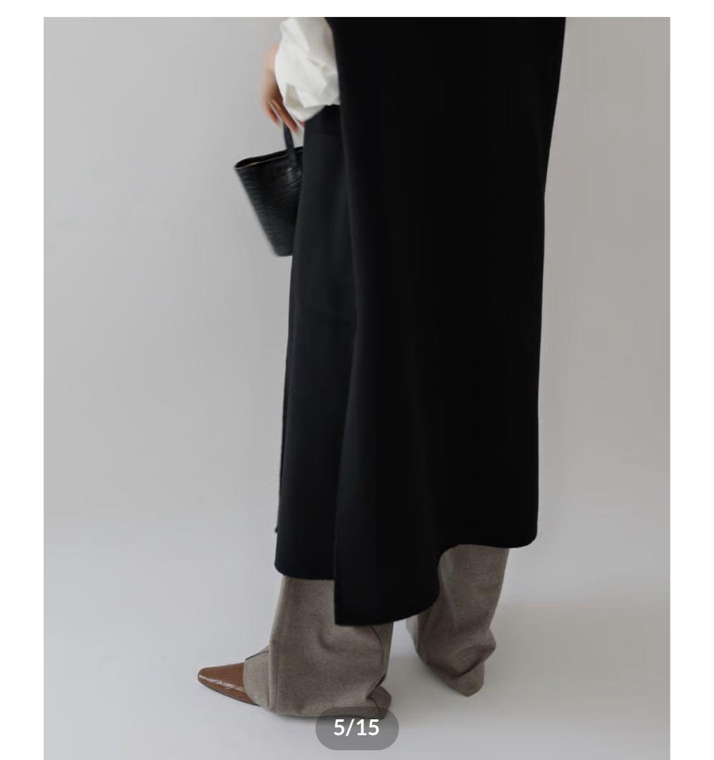 na.e Handmade Wool Gilet ジレ ロング ウールジレ