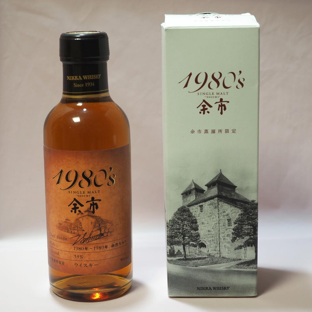 【希少】　１９８０’ｓ 余市（180ml）　ニッカウヰスキー　シングルモルト