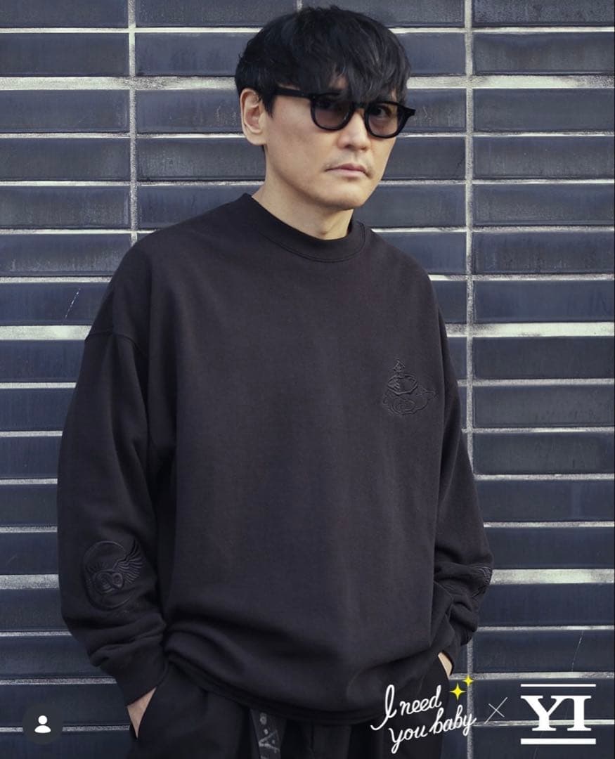 I Need You Baby × YI 山口一郎　スウェットシャツ