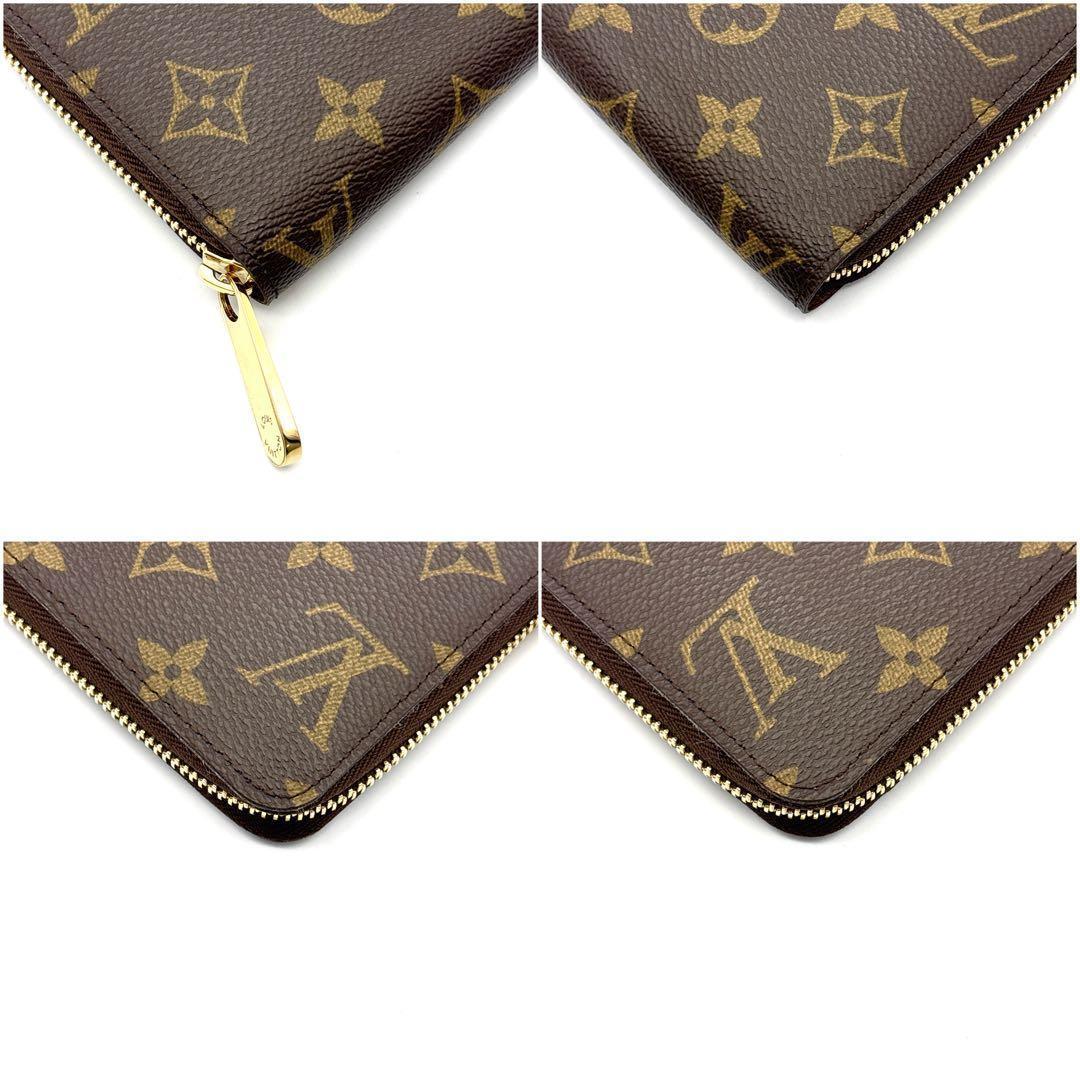 未使用保管品◆ルイヴィトン ジッピーウォレット モノグラム 長財布 ブラウン