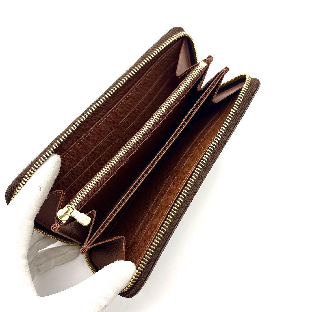 未使用保管品◆ルイヴィトン ジッピーウォレット モノグラム 長財布 ブラウン