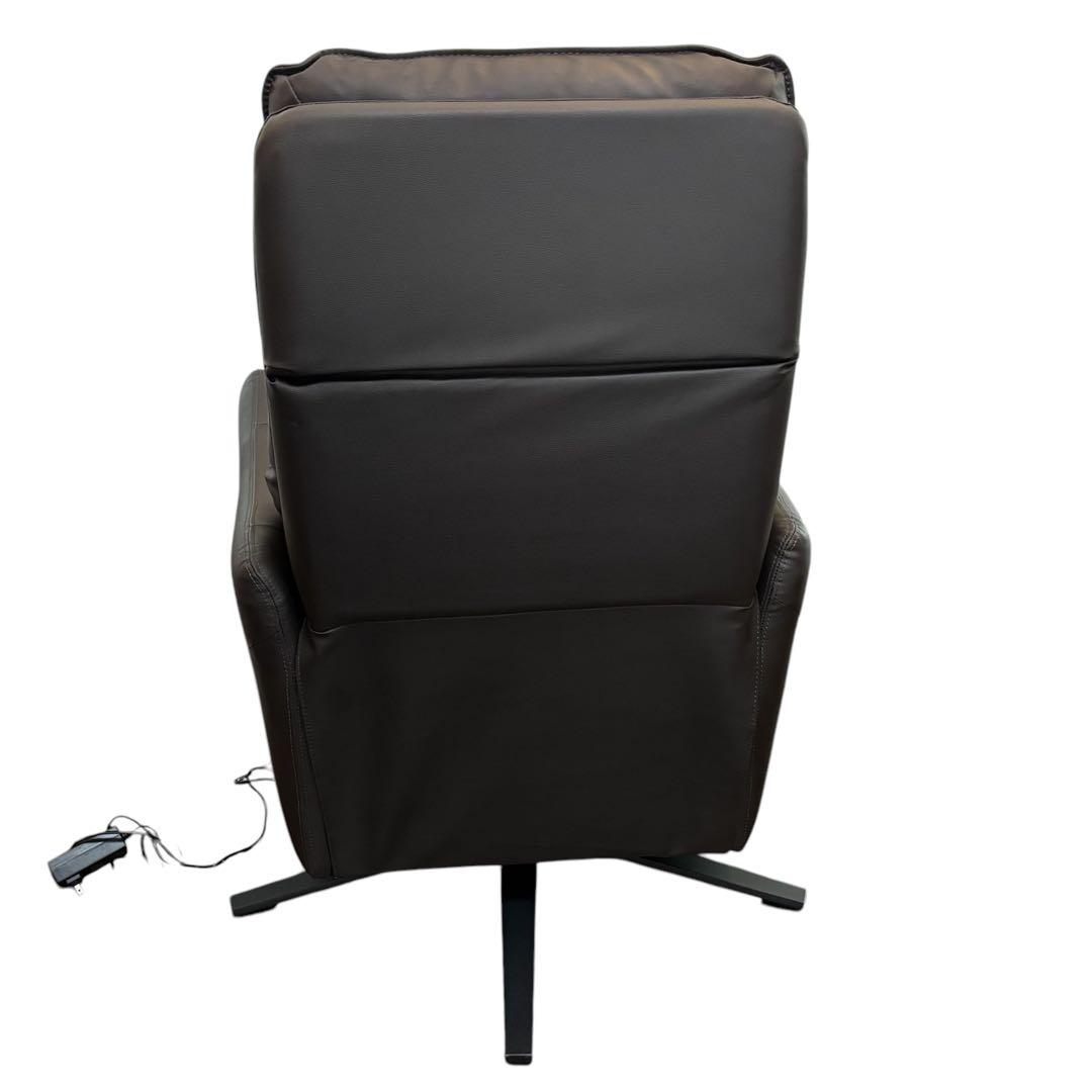 ニトリ 電動本革リクライニングソファ パーソナルチェア1人掛け ダークブラウン