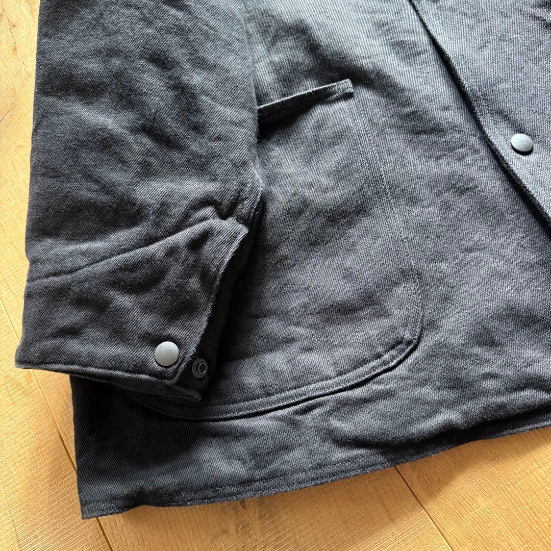 極美品 SIZE 2 COMOLI デニムレザーワークジャケット 25AW