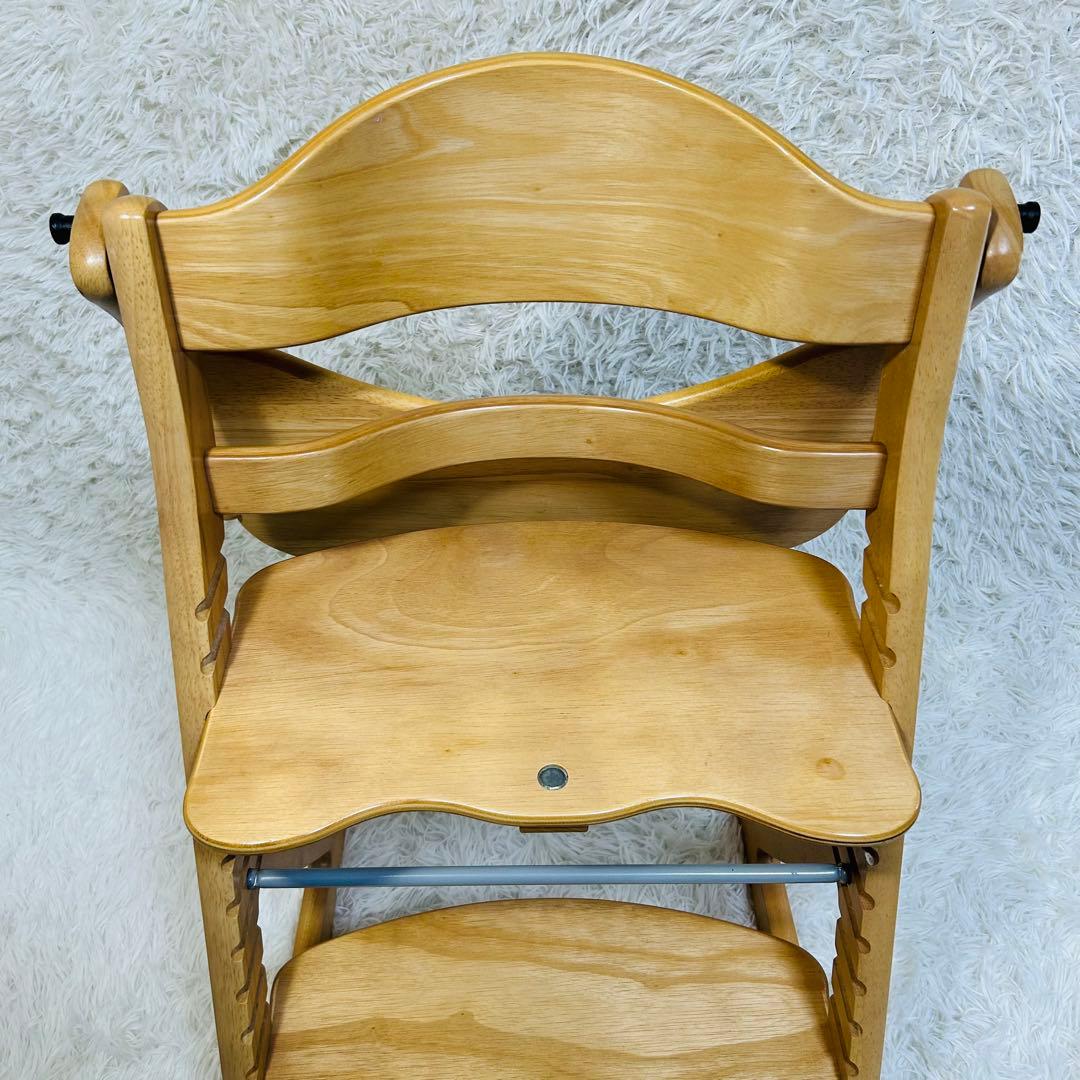 【美品】大和屋 すくすくチェアプラス テーブル付き ハイチェア