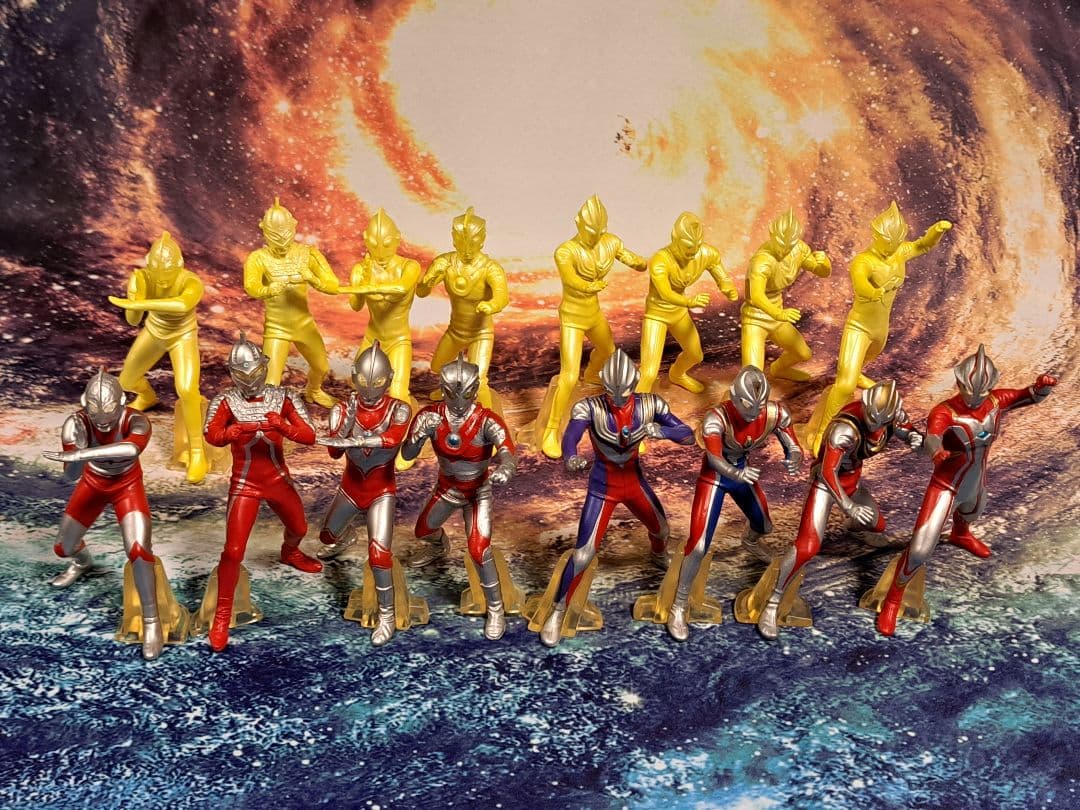 バンダイHDM創絶「超ウルトラ8兄弟」ノーマル・グリッター16体セット