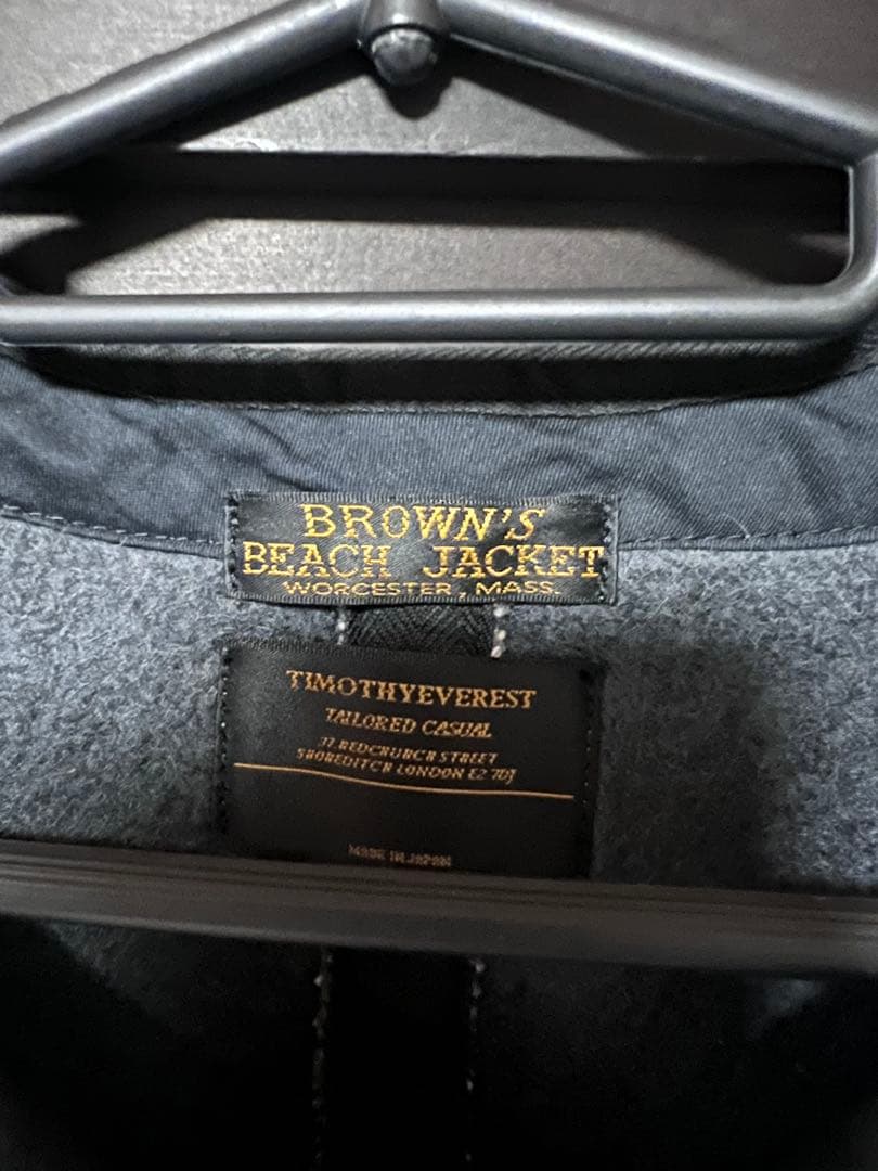 【超美品】BROWN'S BEACH JACKET ベスト　40