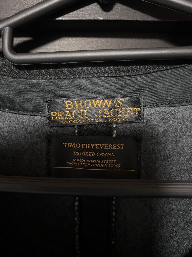 【超美品】BROWN'S BEACH JACKET ベスト　40