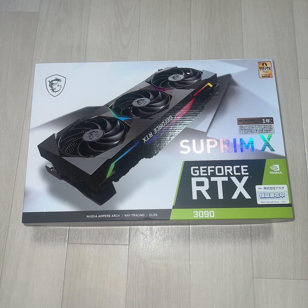現在最安値92000円MSI GeForceRTX 3090 suprim X