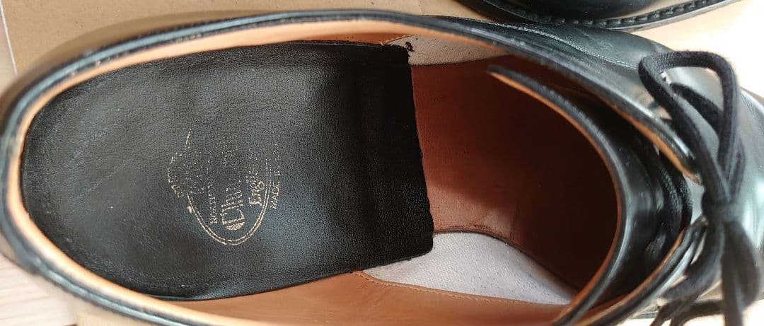 チ*ミ様 チャーチ　ブラックレザー ビジネスシューズ レースアップ　70F