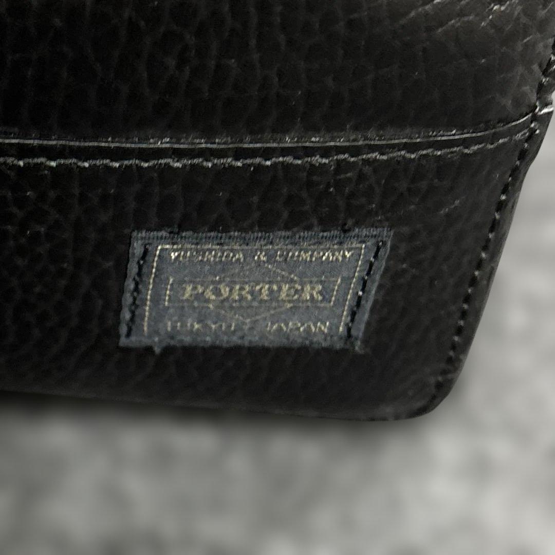 PORTER × 5525gallery レザー ボストンバッグ