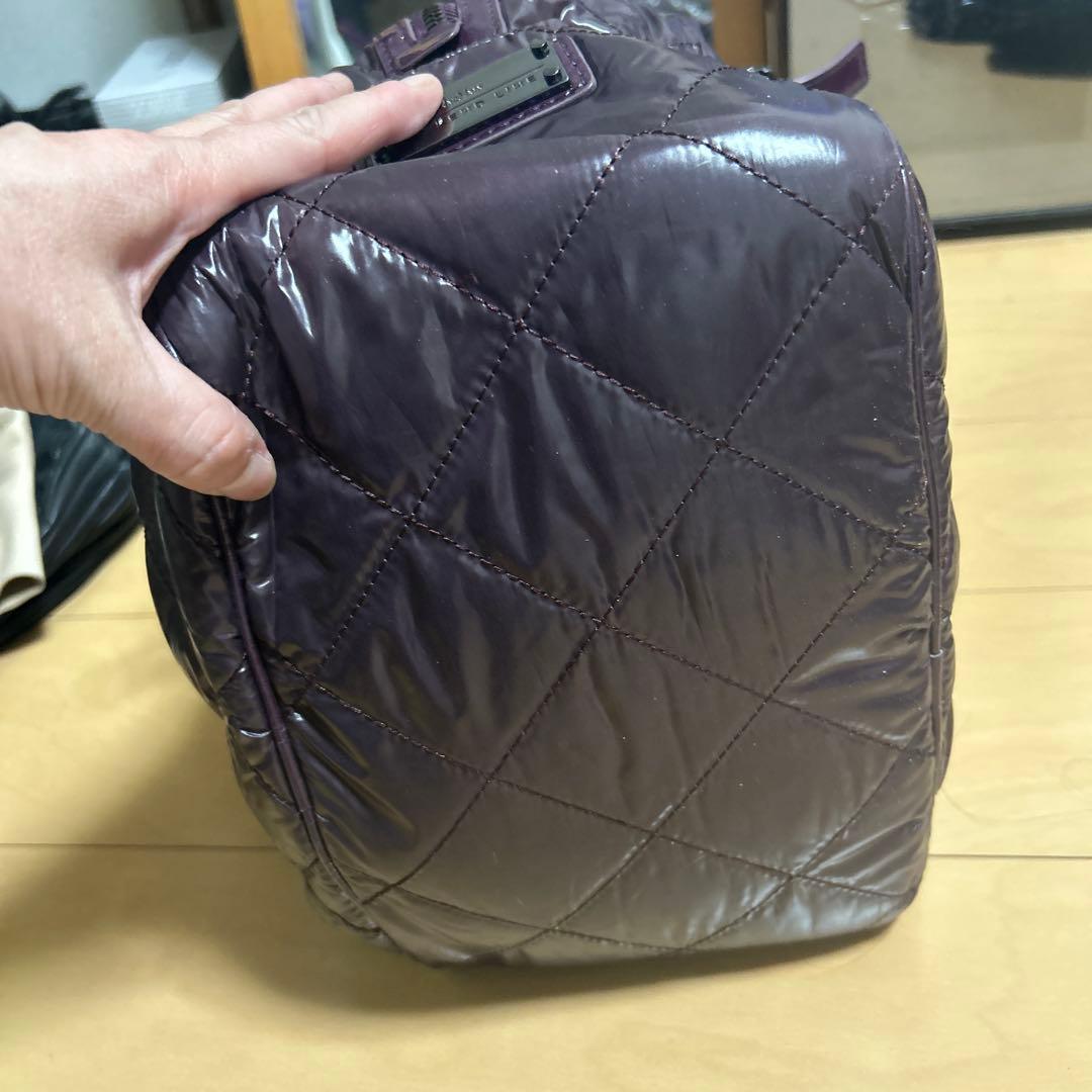 マックスマーラパープル キルティング バッグ　美品