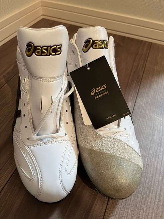 【値下げ】asics 野球　オーダースパイク　左投げ用