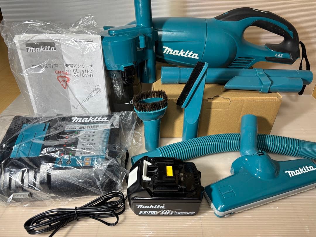 マキタ CL181FD 掃除機 クリーナ バッテリー 充電器 セット