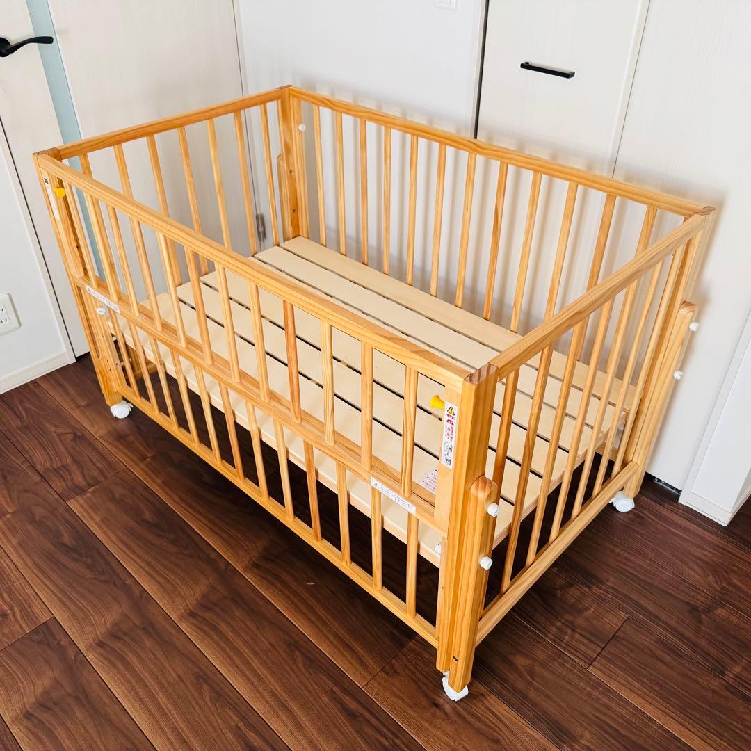 週末セール 大和屋 ベビーベッド kihon フルサイズ