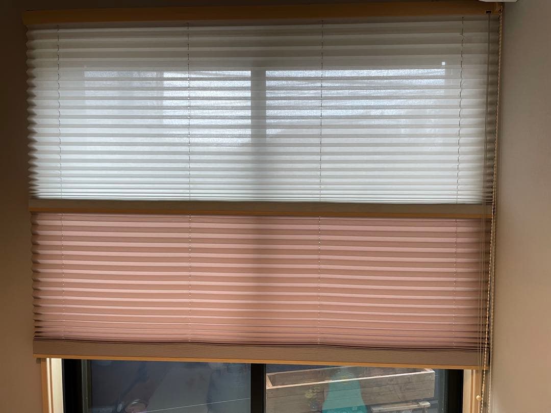 【ハモンくん】プリーツスクリーン　ツインスタイル　幅169×丈203