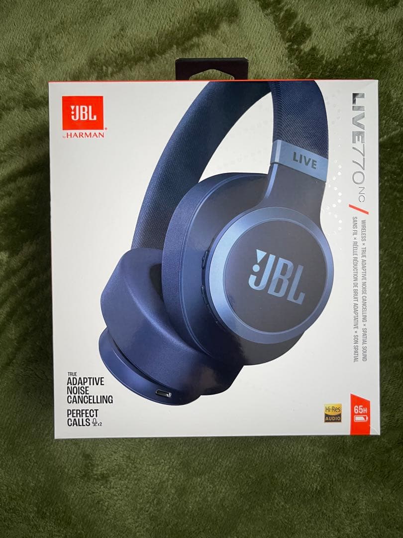 JBL LIVE 770NC ワイヤレスヘッドホン ネイビー