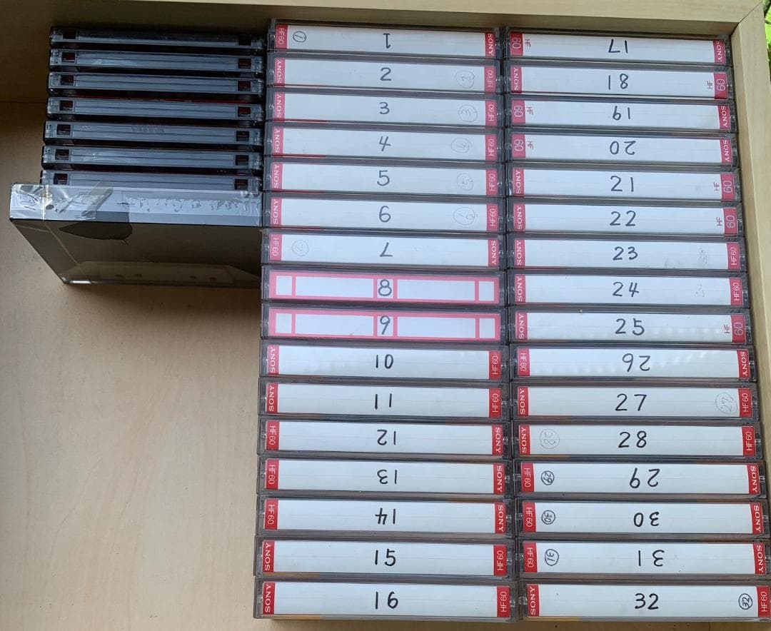 値下げ　「Sony　Ｃカセット　ＨＦ６０　（ノーマルポジッション）　３２巻」