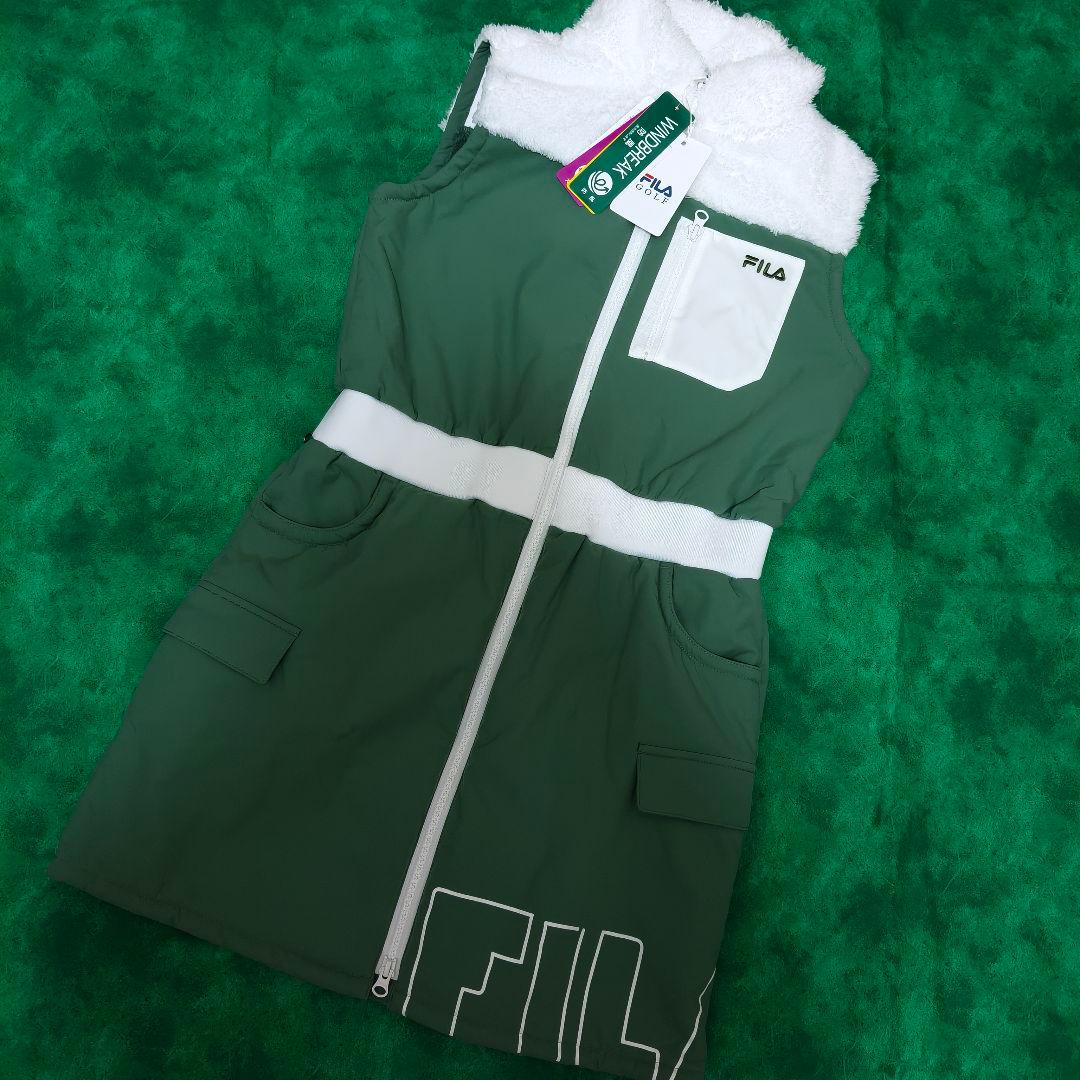 【新品】秋冬 FILA GOLF ノースリーブ ワンピース M