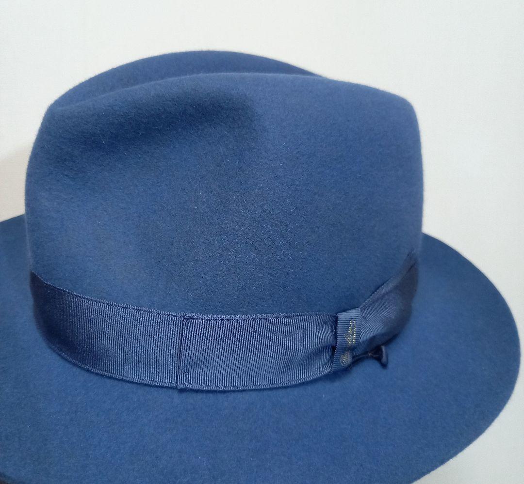 専用です！ 伊製 ボルサリーノ ラビットファー フェルトハット 59cm