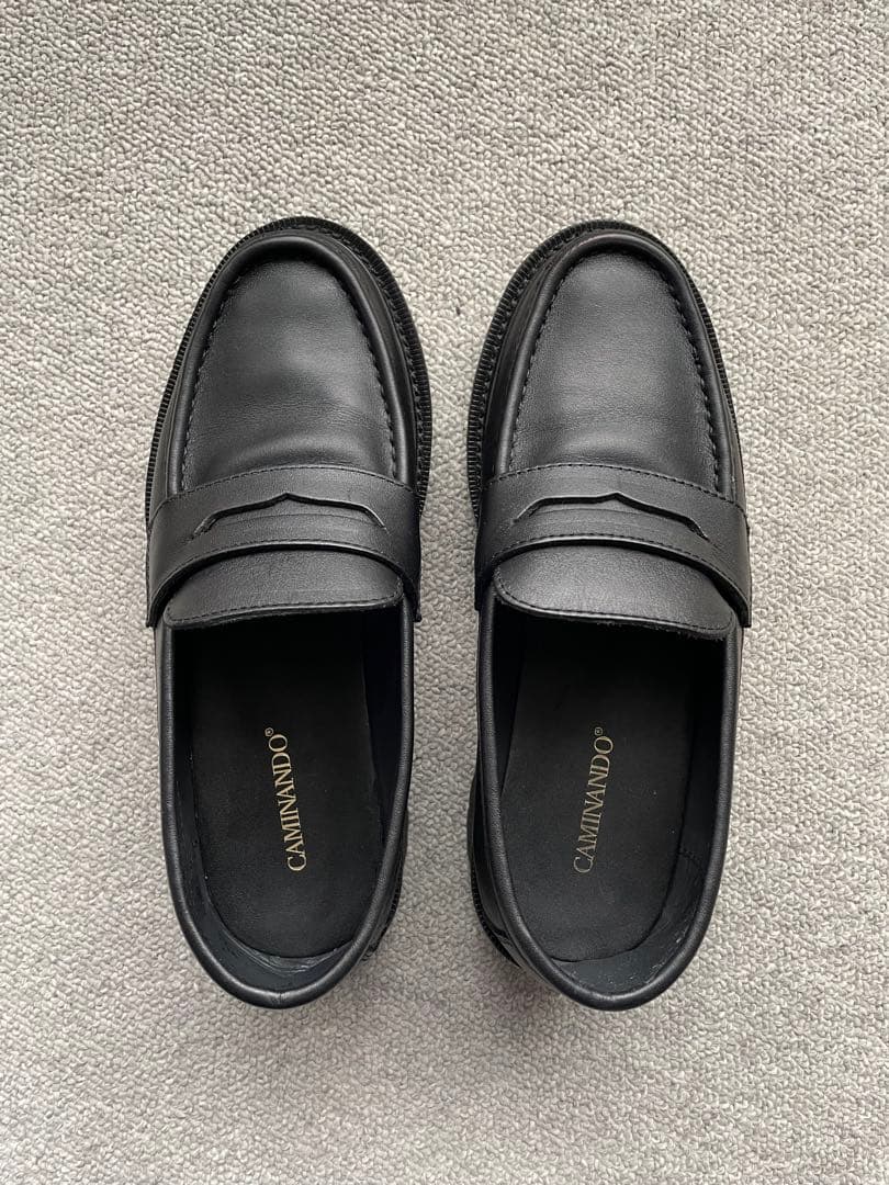 ローファー CAMINANDO ボリュームソール　厚底　y2k 25cm