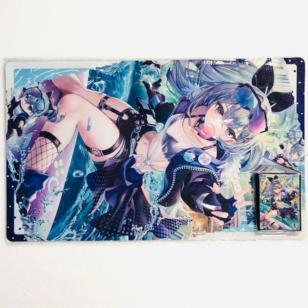 崩壊:スターレイル 銀狼 波乗り スリーブ プレイマット ミッドナイトブルー