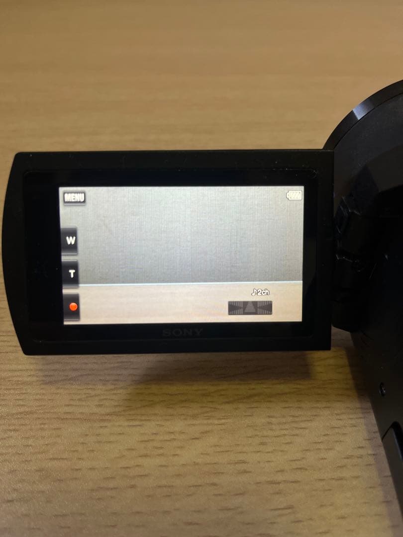 美品】SONY FDR-AX45 4Kビデオカメラ（ブラック）　おまけ付き