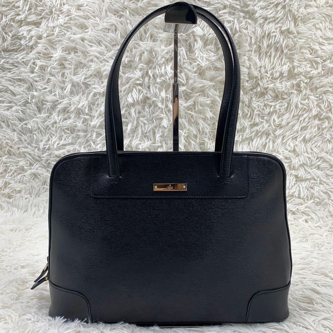 【✨極美品✨】グッチ ビジネスバッグ レザー ブラック
