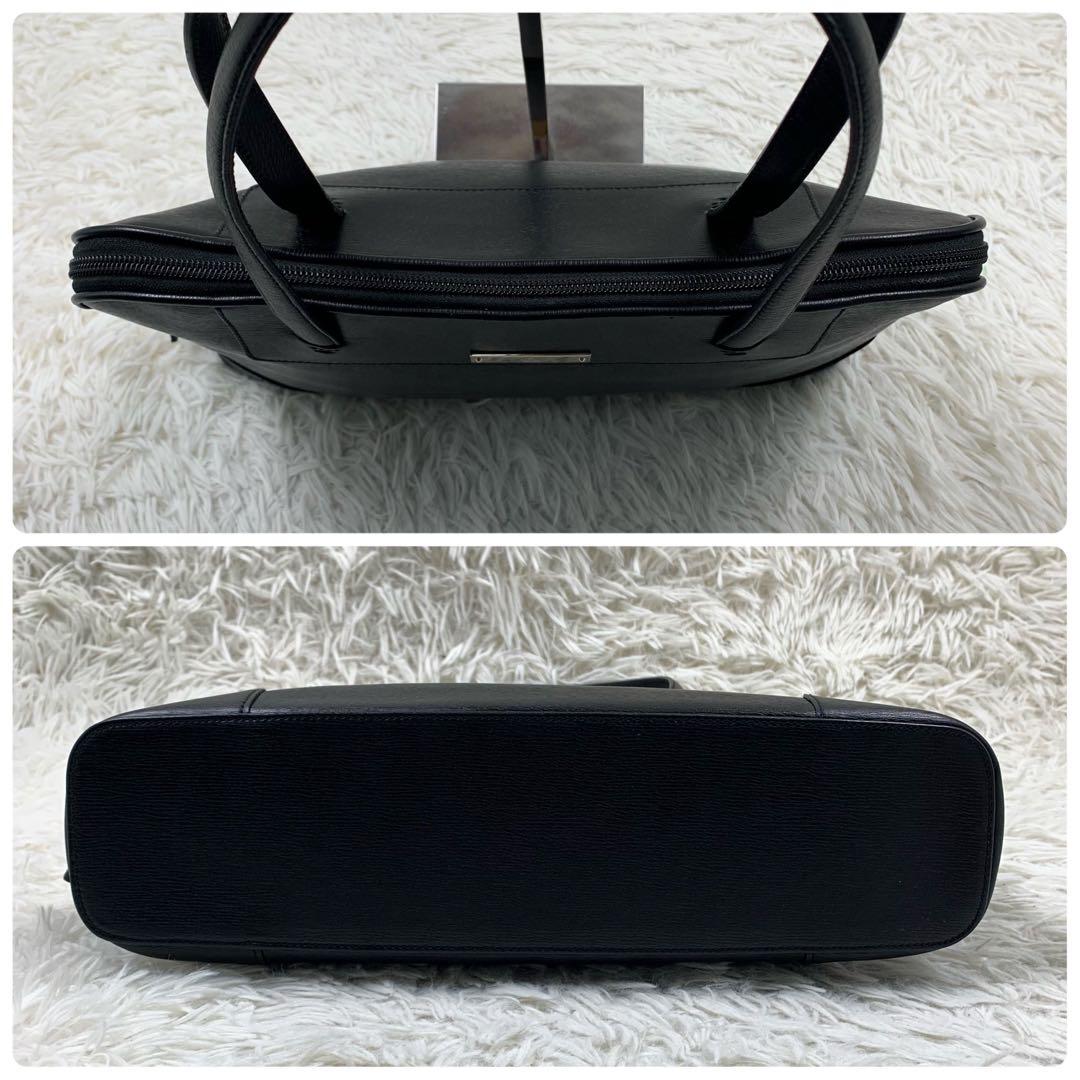 【✨極美品✨】グッチ ビジネスバッグ レザー ブラック