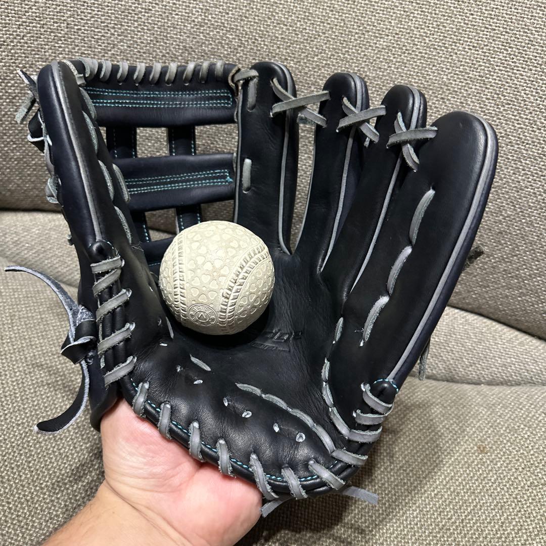 値下げ不可【中古】SSK一般軟式内野 761型 矢野田中型 オーダー(訳有)