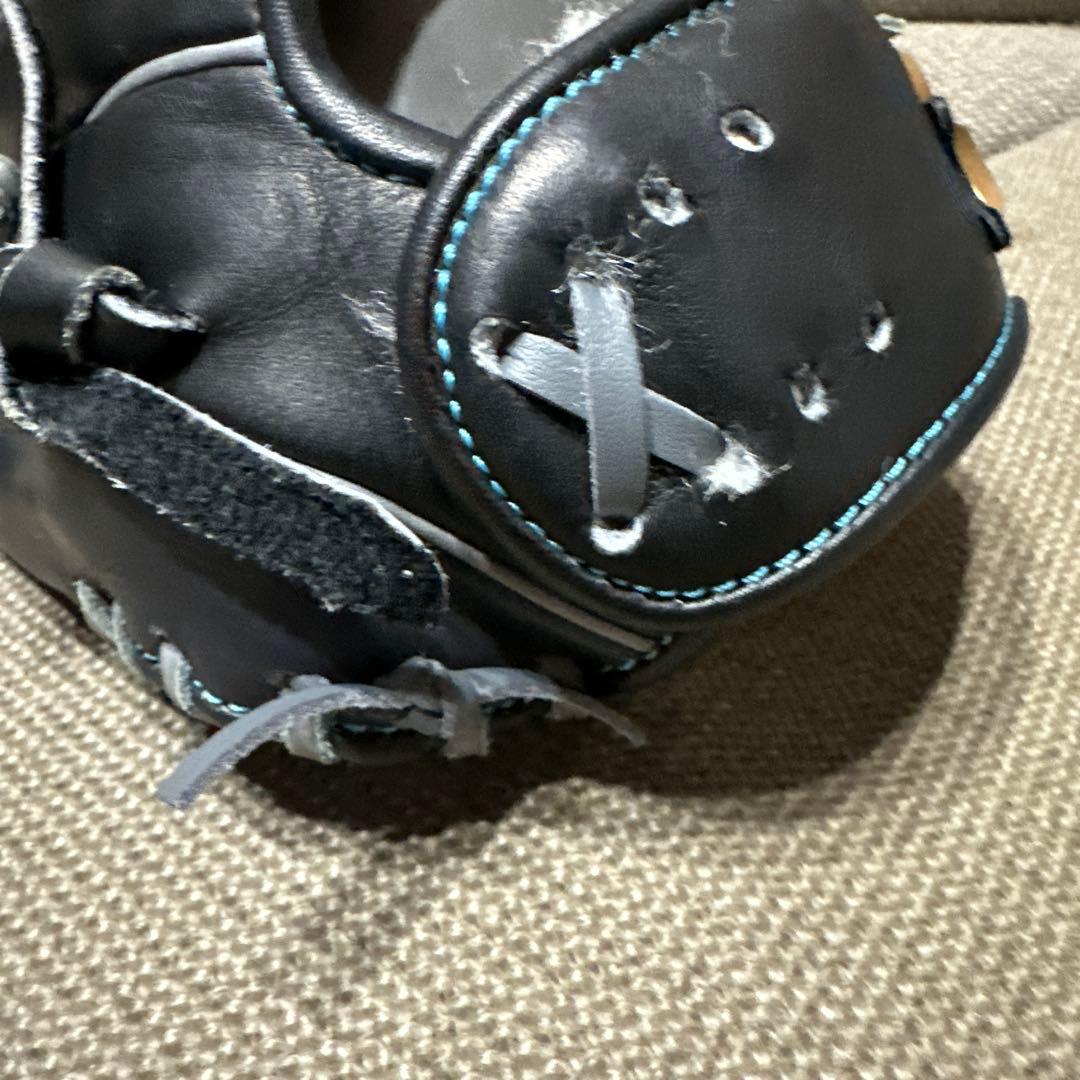 値下げ不可【中古】SSK一般軟式内野 761型 矢野田中型 オーダー(訳有)