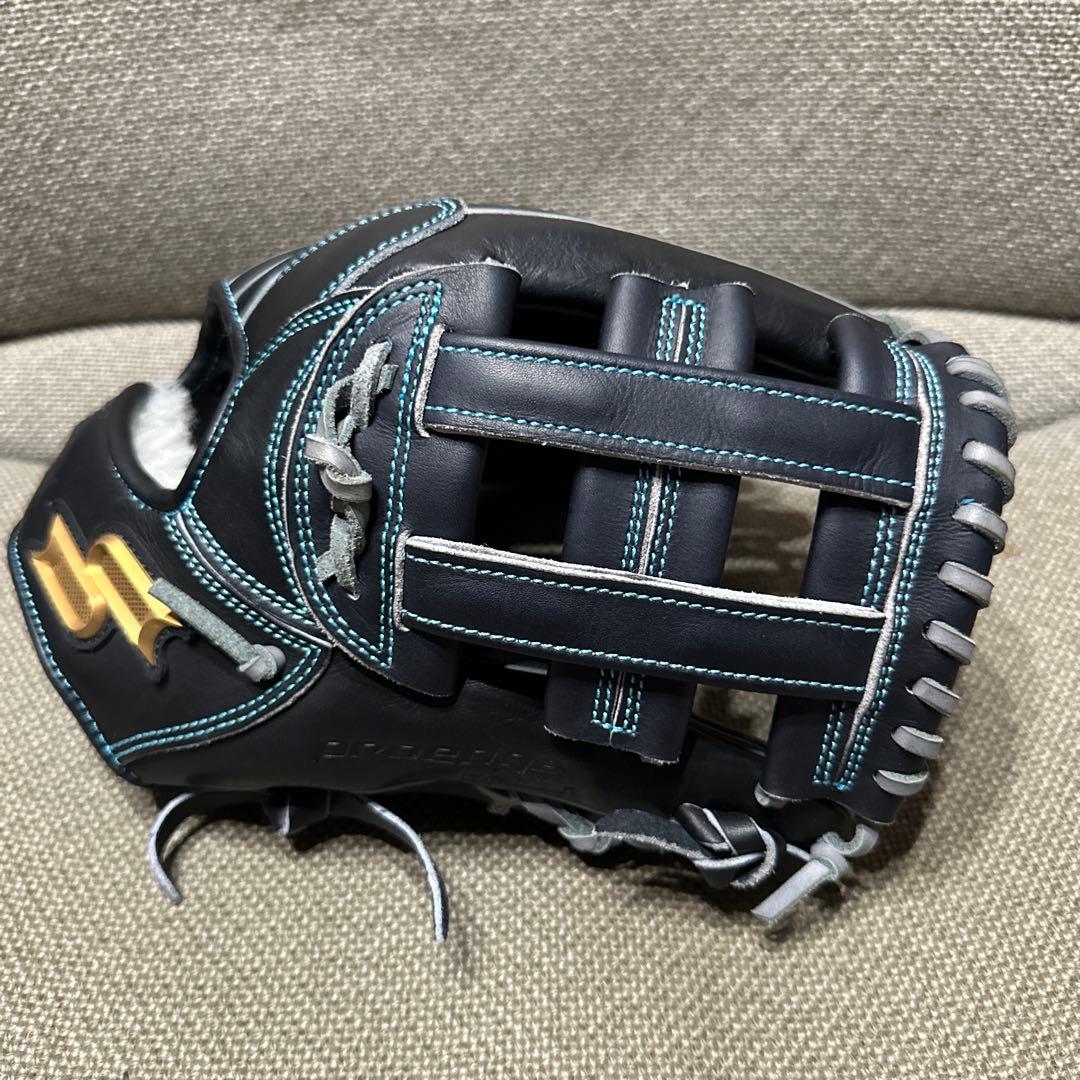 値下げ不可【中古】SSK一般軟式内野 761型 矢野田中型 オーダー(訳有)