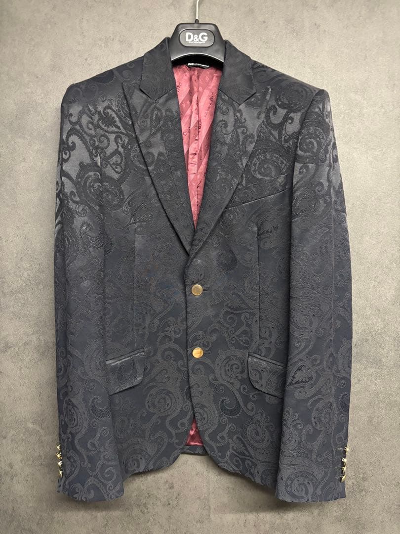 D&G ブラックテーラードジャケット