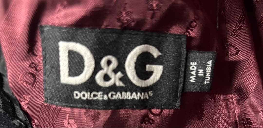 D&G ブラックテーラードジャケット
