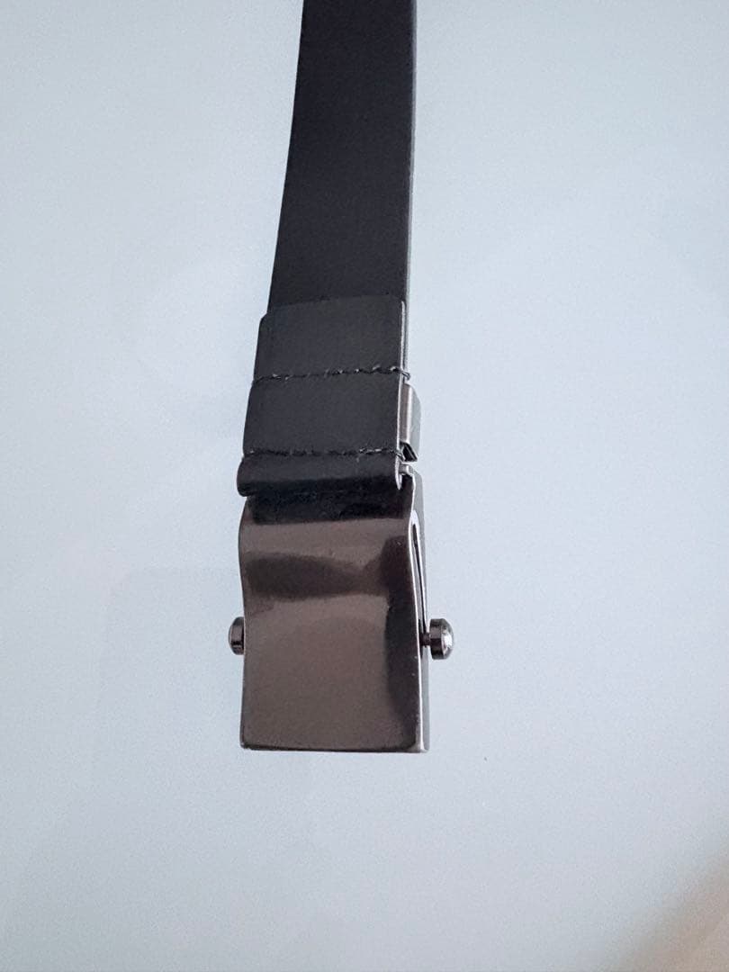 PRADAプラダレザーベルト 黒 アジャスター ユニセックス