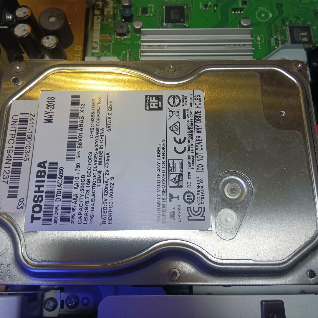 SHARP AQUOSブルーレイ BD-W550 HDD新品交換第8