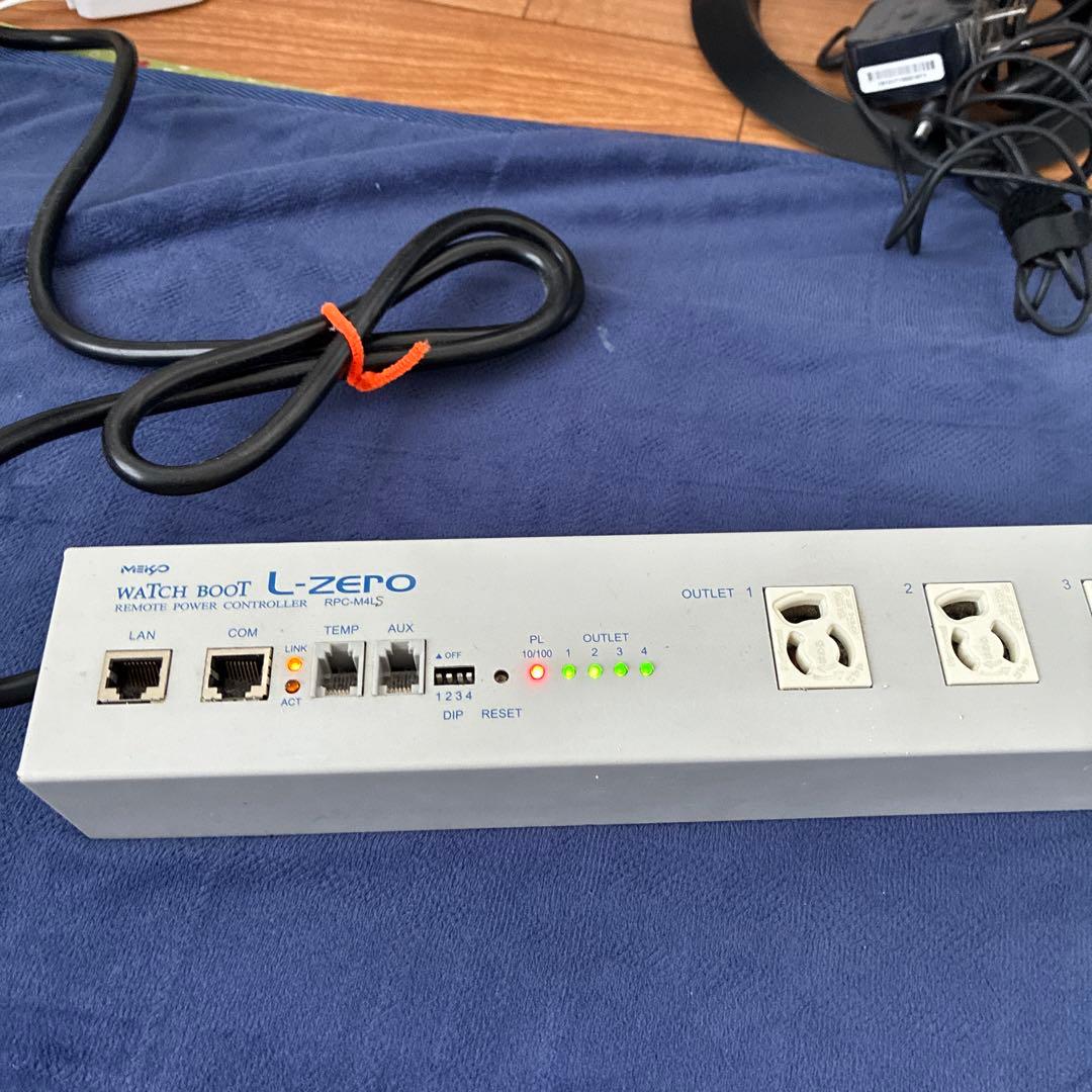 L-ZERO RPC-M4Lリモート電源コントローラー リブーター　明京電機