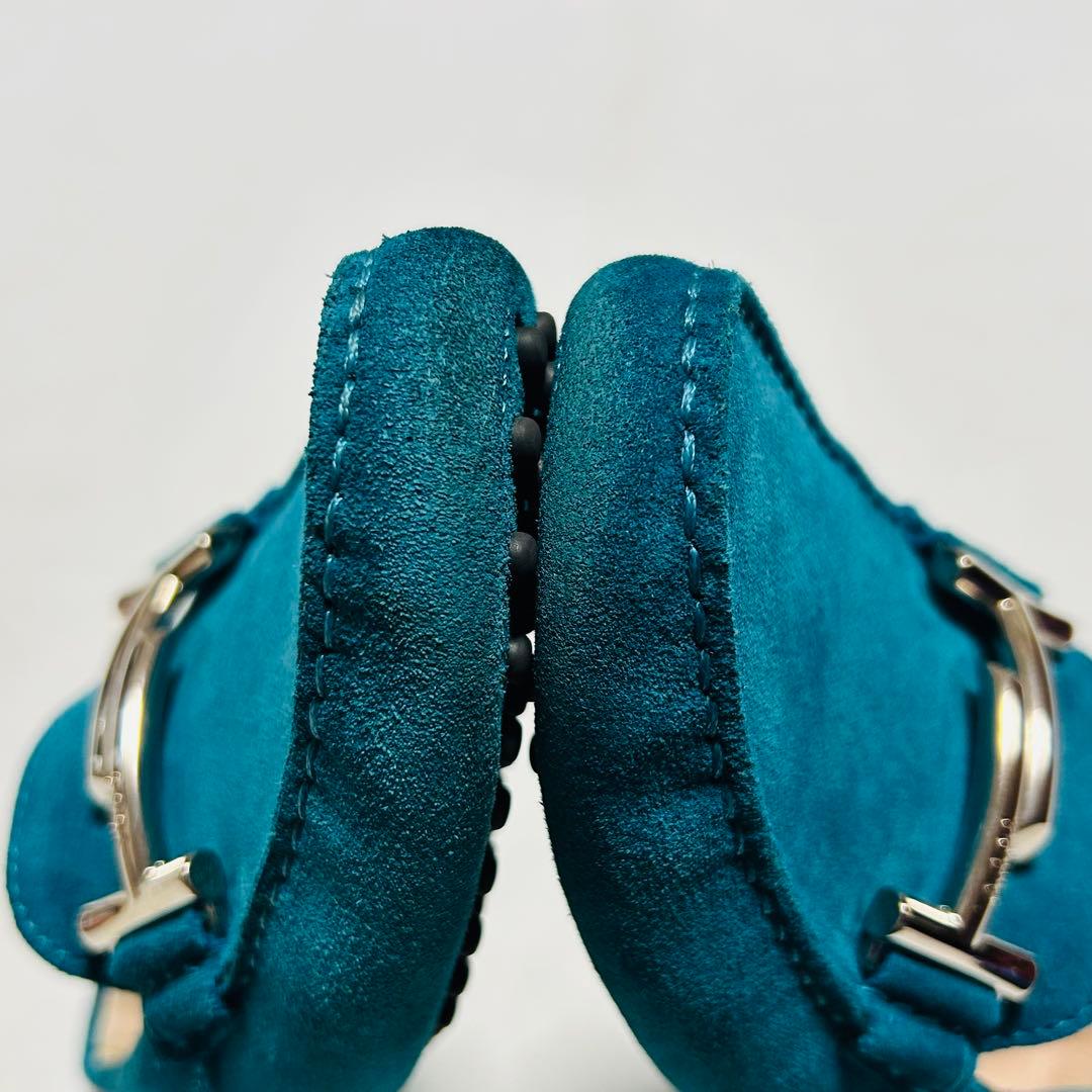 TOD'S トッズ ゴンミーニ スウェード ドライビングシューズ 23cm