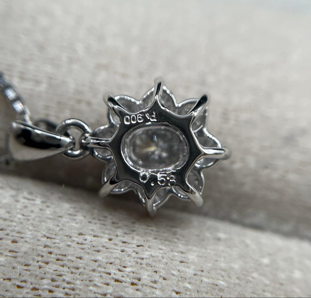 専用JA49★高級 ダイヤモンド0.53ct プラチナ ペンダントヘッド