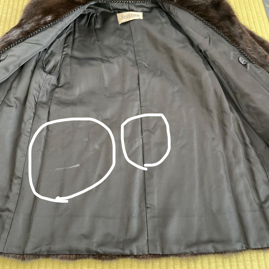 SAGA MINK (サガミンク) Joséphine リアルファーコート(M)