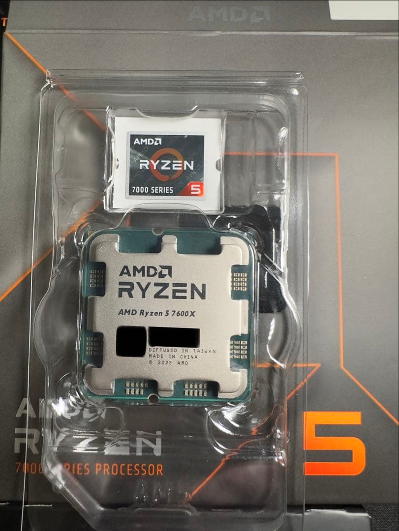 【1/24動作確認済AMD Ryzen5 7600X BOX(AM5) 【美品】
