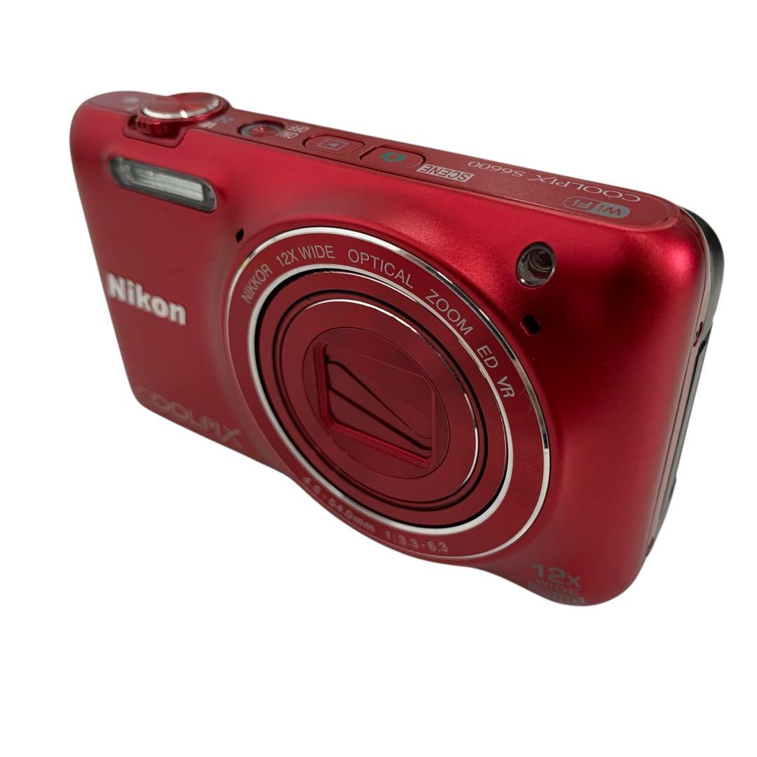 M15769 Nikon COOLPIX S6600 レッド 12倍光学ズーム