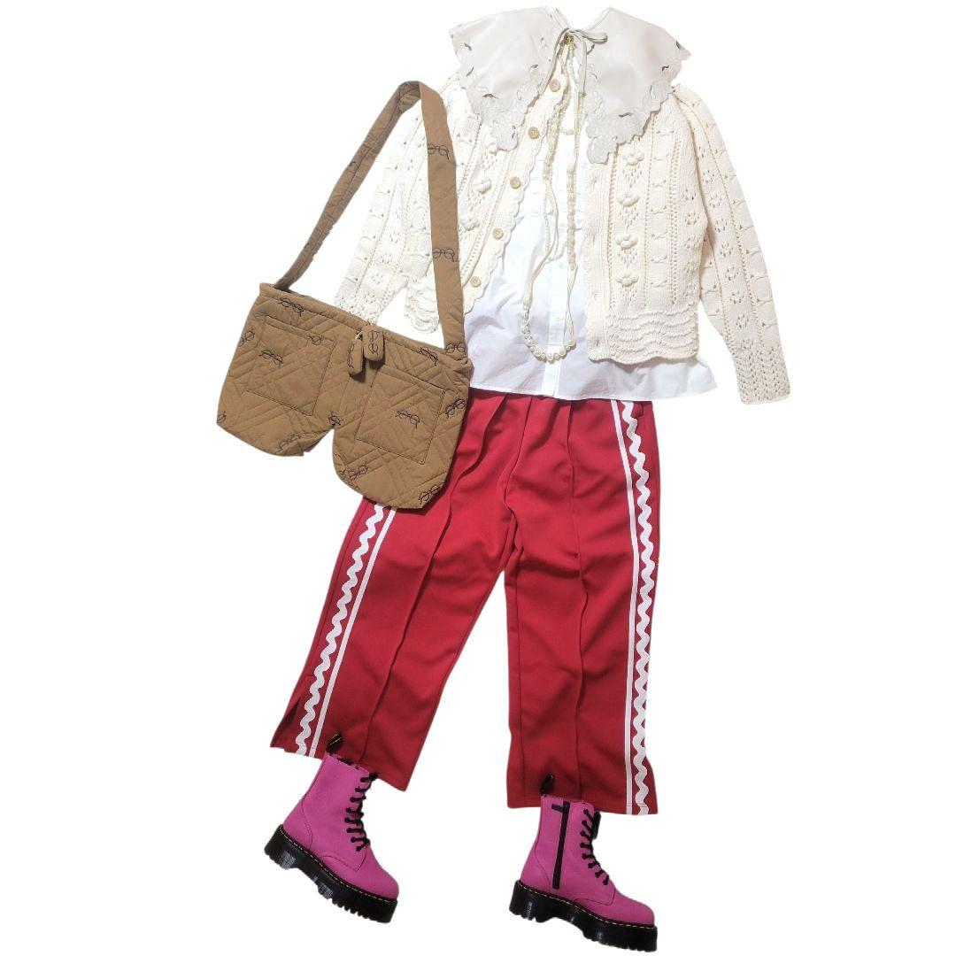 ♡大人F2♡frankygrow♡なみなみ ジャージ パンツ RED