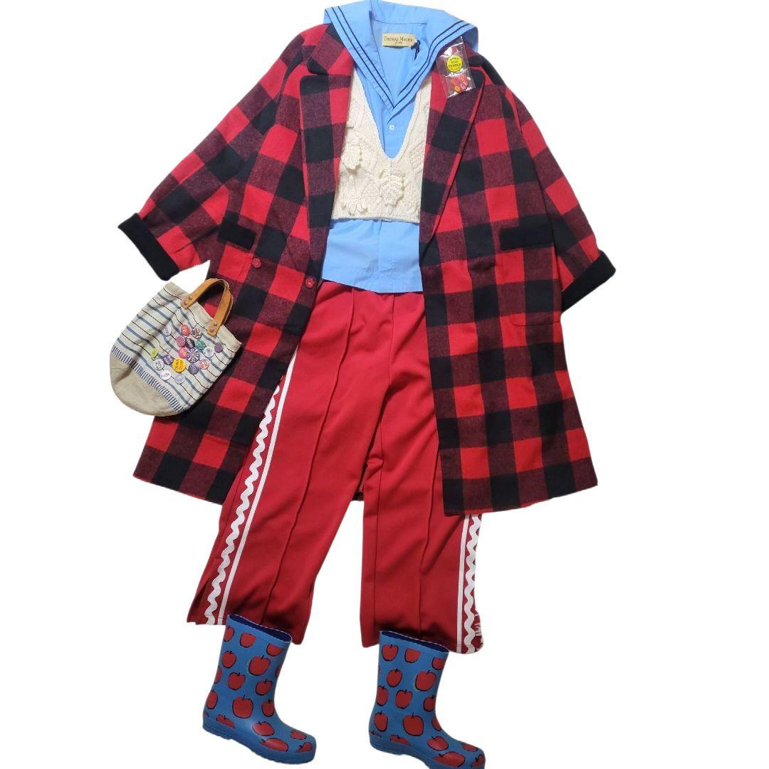 ♡大人F2♡frankygrow♡なみなみ ジャージ パンツ RED