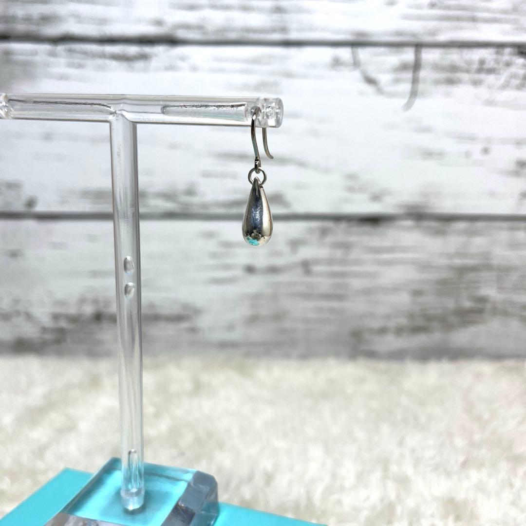 【極美品】ティファニー　ティアドロップフックピアス片耳　シルバー925