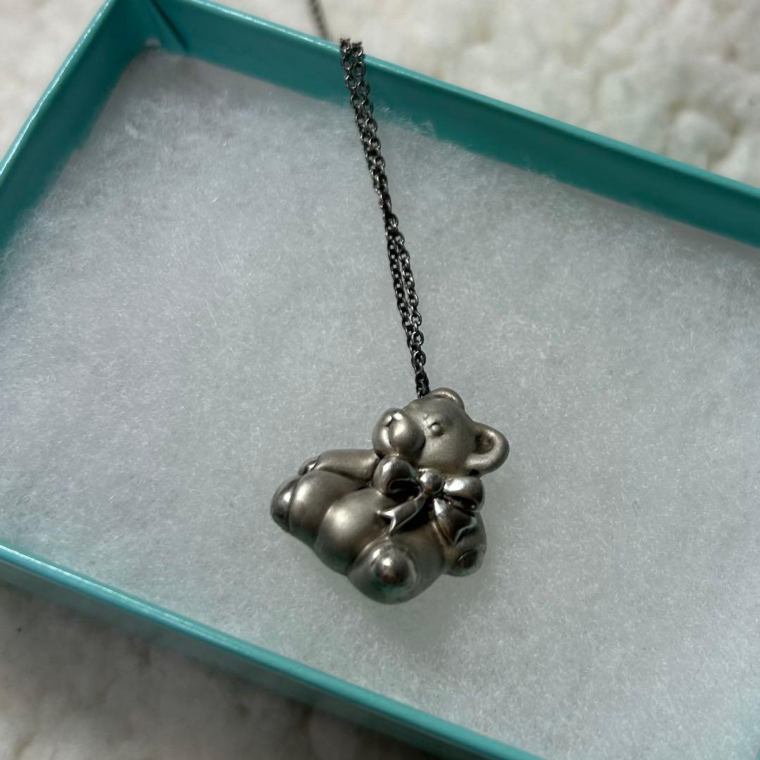 TIFFANY＆Co ティファニー SV925 ティファニーベア クマネックレス