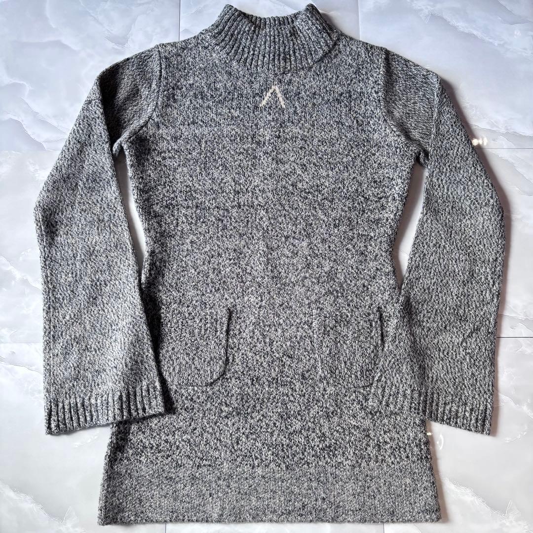 ANDMARY ava knit mini dress ブラック