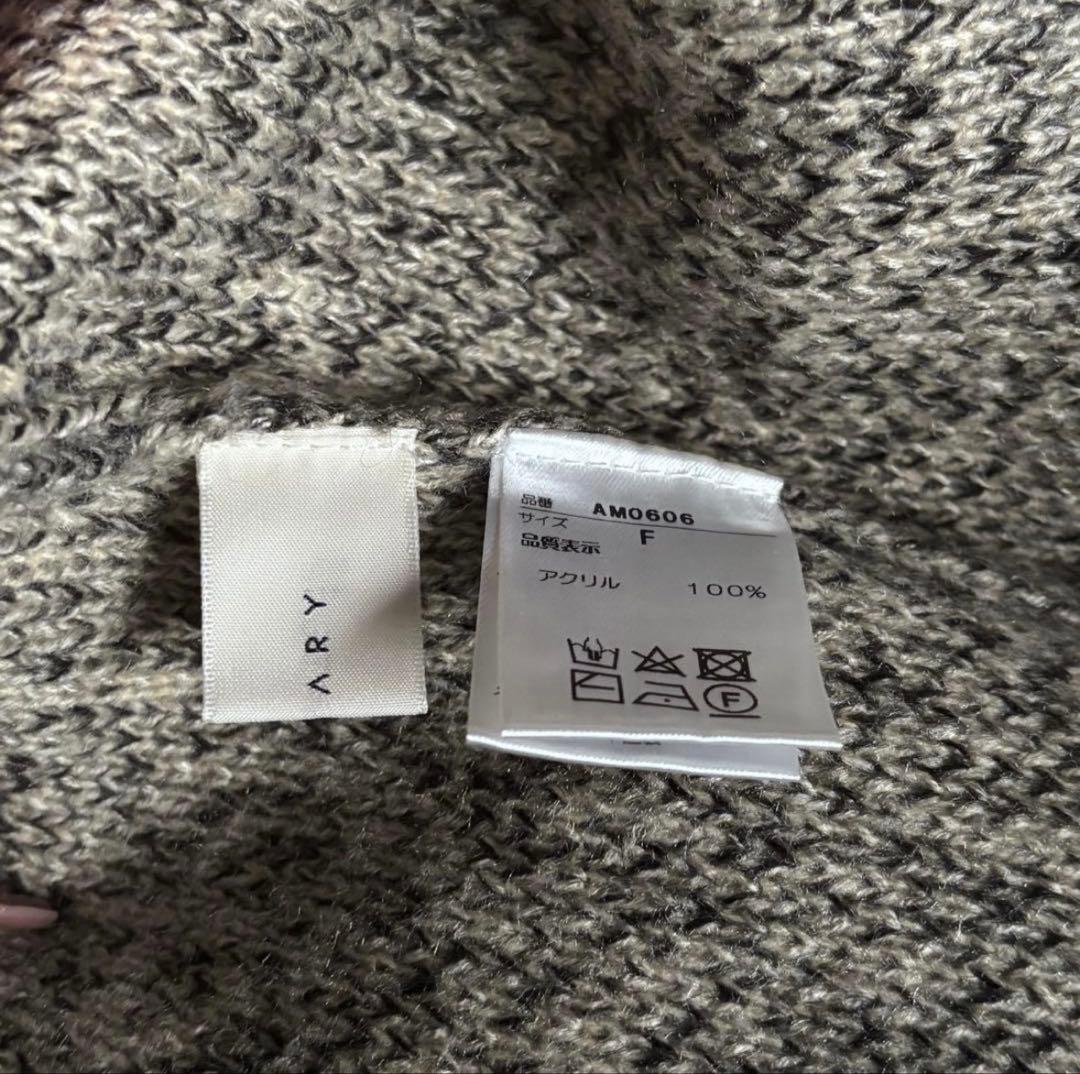 ANDMARY ava knit mini dress ブラック