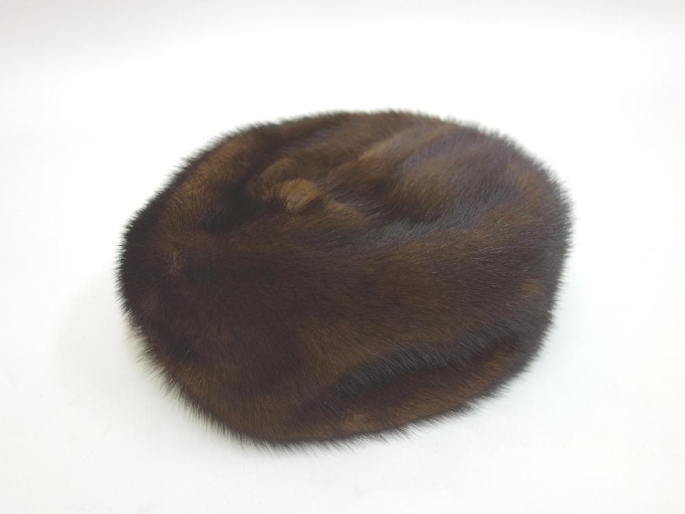 未使用品　SAPPORO mutoh ファー 帽子 ミンク ■70715-6