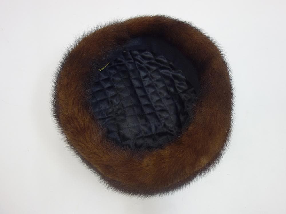 未使用品　SAPPORO mutoh ファー 帽子 ミンク ■70715-6