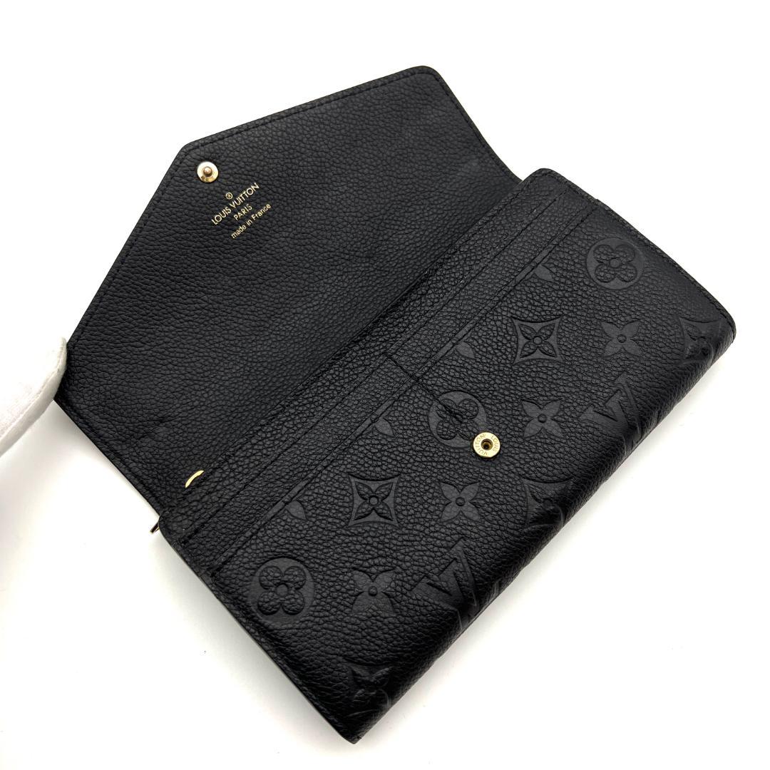 はっちゃん様　ルイヴィトン アンプラント ポルトフォイユ サラ 黒 A774